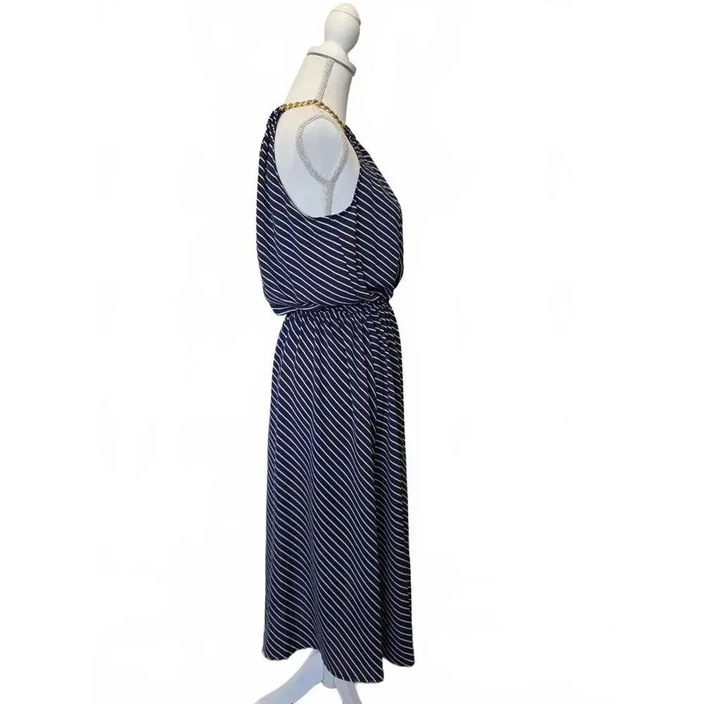 Michael Kors Keyhole Halter Midi‎ Dress - Size S - NWT (New)